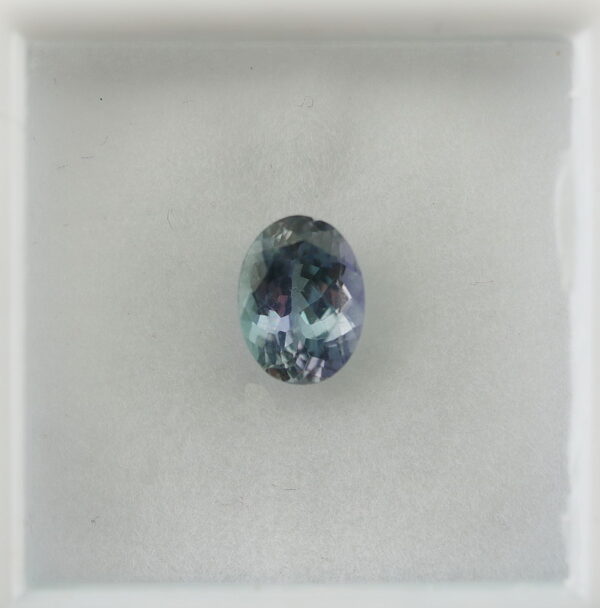 Glittering 1.03ct silvery blue Tanzanite