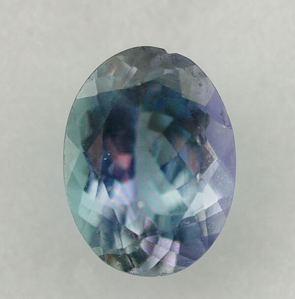 Glittering 1.03ct silvery blue Tanzanite