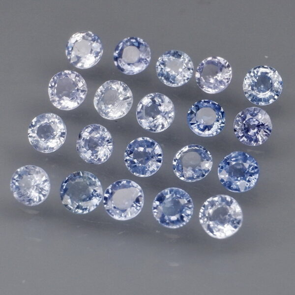 Amazing 3.37ct set of denim blue Sapphires!