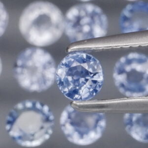 Amazing 3.37ct set of denim blue Sapphires!