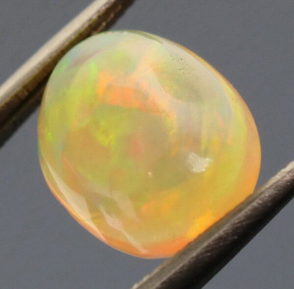 Glowing! 1.71ct full cover multi-pattern Jelly Opal